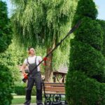 Cordless Pole Saw, 7.4ft Adjustable Length Chainsaw with 775W Motor (35ft/s Chain Speed), 2x 3000mAh Batteries & Safety Protection, 4-Section Extension Pole for Tree Trimming, Branch Cutting - Garden - Image 6