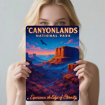 CIFbuy 2D Flat Metal Wall Art Canyonlands National Park Landscape Iron Sign 12x8 Inch Vintage Scenery Decor TikTok, TikTok, Self-pickup Logiopics - Image 7