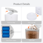 Smart Pet Feeder, 3L Automatic Food Dispenser for Cats, dogs Small Pets Indoor, Timed and quantitative dry food cat feeder kibble, feeding - Image 8