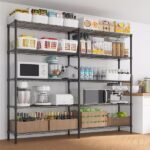 3-Drawer File Cabinet with Wheels, Rolling Wood Printer Stand with Open Storage Shelves for Home Office, White - Image 11