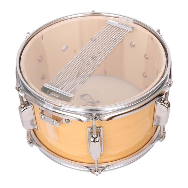 [Do Not Sell on Amazon] 10 x 6" Snare Drum Poplar Wood Drum Percussion Set Wood Color
