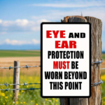 CIFbuy EYE EAR PROTECTION Metal Sign 8x12in, Outdoor Wall Art, Full Color 2D Flat Unframed Metal Plaque, Flat Unframed Metal Plaque, 20x30cm Dec SigikTok, SigikTok, r 2D Flat Unframed Metal Plaque Self-rpckup LogiopDecFull - Image 4