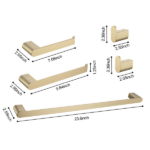 5- Piece Bathroom Hardware Set - Image 2