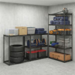 72" Adjustable Height Metal Storage Shelves with Anti-Tipping Kit, Expandable Organizer for Garage & Kitchen - Image 4