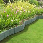 Garden Edging Border,Imitation Stone Effect Garden Lawn Border,No Dig Flexible Lawn Edging and Flower Bed Border (Grey-20) - Image 2