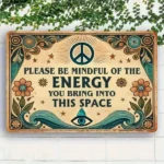 CIFbuy Vintage Metal Sign Peace Symbol Flowers Iron Wall Art Home Cafe Decor 8x12 Inches (TikTok, temu pick-up service) - Image 6