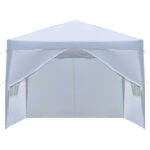 3 x 3m Two Doors & Two Windows Practical Waterproof Right-Angle Folding Tent White - Image 37