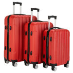 3-in-1 Multifunctional Large Capacity Traveling Storage Suitcase Luggage Set Red - Image 3