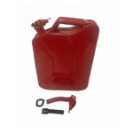 20L US Standard Cold-rolled Plate Petrol Diesel Can Gasoline Bucket with Oil Pipe Red 2 Pairs of Gloves - Image 16