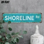 CIFbuy Vintage Aluminum Sign 2D Wall Hanging Plaque For New Year Valentine Gift Home Decor (TikTok, temu pick-up service)