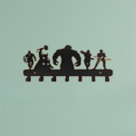 CIFbuy Mermaid Themed Wall Hook Set, Decorative Metal Hooks for Kitchen Bathroom Bedroom Entryway, Heavy Duty Hanging Organizer for Towels Keys Coats Hats Mugs, Cute Home Decor Unique Housewarming Gift (TikTok, temu pick-up service) - Image 8
