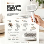Pet Slicker Brush for Cats & Dogs - Image 7