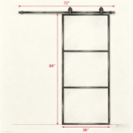 Sliding Door with Hardware Kit - Image 5