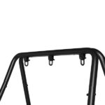 133*137*180cm Wrought Iron Four-Legged Standing 200kg Three Rings Hanging Chair Frame Black - Image 18