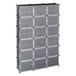 12-Tier Portable 72 Pair Shoe Rack Organizer 36 Grids Tower Shelf Storage Cabinet Stand Expandable for Heels, Boots, Slippers, Black - Image 7