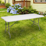 6' Folding Table Portable Plastic Indoor Outdoor Picnic Party Dining Camping Tables - Image 18