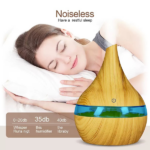 300ml USB Humidifier Diffuser, Ultra Quiet Personal Essential Oil Aromatherapy with 7 Color Night Lights & Remote Control for Home Office Bedroom - Image 6