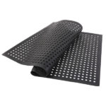 Bar Kitchen Industrial Multi-functional Anti-fatigue Drainage Rubber Non-slip Hexagonal Mat 150*90cm Same code 56392233 - Image 13