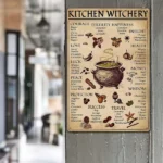 CIFbuy Vintage Witch Tin Sign Kitchen Witchery Poster Retro Metal Wall Decor 8x12 Inches (TikTok, temu pick-up service) - Image 6