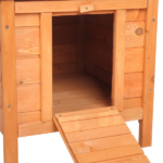 20-inch removable roof, waterproof, green asphalt roof, cedar wood, wooden chicken and rabbit cage - Image 19