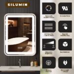 Bathroom Vanity Mirror with Light for Wall Smart LED 32×24 Frame Makeup Mirror for Over Sink Dimmable 3 Colors Temperature[Unable ship on weekends, TK/TEMU only for pickup, only TX10643 warehouse supports GOFO] - Image 5