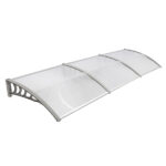Same Code 87756300 HT-300 x 100 Household Application Door & Window Rain Cover Eaves Transparent Board & Gray Holder - Image 2