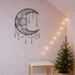 CIFbuy Mandala Moon Wall Art iron Wall Hanging for Yoga Meditation Room Decor(TikTok, temu pick-up service) - Image 8