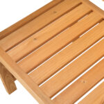 118*56.5*90cm Outdoor Garden Fir Grid Back Wooden Bench Burlywood - Image 13