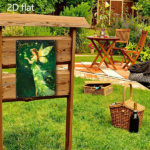 CIFbuy Vintage Fairy Metal Wall Decor 8x12 Inch, Magical Fairy With Cup Green & Golden Iron Sign, Heavy-Duty Whimsical Garden Ornament TikTok, TikTok, Self-pickup Logiopics - Image 7