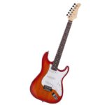 Rosewood Fingerboard Electric Guitar Sunset Red - Image 4