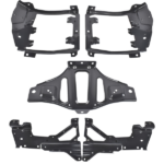 Front Bumper Support & Mount Bracket Set Fit for Chevy Silverado 1500 Pickup 2016-2018 13932736 - Image 8