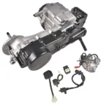 Complete Engine 150CC 4-Stroke Fit for GY6 CVT Scooter Dirt Bike Motor Long Case