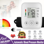 LCD Digital Automatic Blood Pressure Monitor Upper Arm BP Heart Rate Machine (US Logistics only For USPS.TK/TMEU only For self-pickup)(Platform policies vary; relevant qualifications are attached via link, please do not list products without required qualifications)