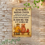 CIFbuy Retro Czech Slogan Metal Wall Art, Vintage Iron" Tin Sign, Heartwarming Lifetime Quote, 2D Flat Nostalgic Decor, Lifetime Quote, 2D Flat Nostalgic Decor, 7.87x11.81in Vintage IrikTok, Vintage IrikTok, t Self-pickup Logiopics - Image 5