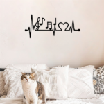 CIFbuy Industrial Vintage Love Sign Metal Wall Art Romantic Anniversary Gift Home Decor for Living Room Bedroom TikTok, temu pick-up service - Image 10