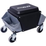 Heavy Duty Mechanic Stool with 330lbs Load Capability, Garage Stool with Wheels, Rolling Creeper with Soft Rubber Cushion Seating for Auto Repair and DIY Home Car Beauty, Gray - Image 7