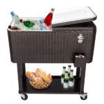 Same Code 16526367 80QT Rattan Square Legs Cooler with Shelf - Image 34