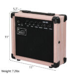 Do Not Sell on Amazon 20W GB-20 Electric Bass Guitar Amplifier Natural Color - Image 5