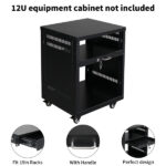 Do Not Sell on Amazon 19" 1U Steel Plate DJ Drawer Equipment Cabinet with Keys Black - Image 5