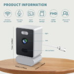 Window type disguised surveillance camera, built-in WiFi, motion detection alarm, suitable for cross-border security of homes/shops - Image 4