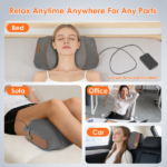 3 in 1 Neck Massager Pillow with Vibration, Air Compression & Heat Therapy, Ergonomic Memory Foam Neck Pillow for Neck & Shoulder Pain Relief - Image 9