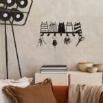 CIFbuy Top - Notch Cute Cat Decorative Hook. The 7 - Hooks Key Hook Rack That Transforms into a High - Quality Modern Wall - Mounted Coat Rack.Wall Sculptures.(TikTok/temu self-pickup orders) - Image 31