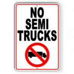 CIFbuy Rust Proof No Semi Parking Reserved Area Metal Sign Durable All Weather (TikTok, temu pick-up service) - Image 4