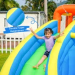 SunSports Inflatable Water Slide with 450W Blower, Kids Backyard Water Park with Climbing Wall, Splash Pool & Basketball Hoop, 13 x 15 x 7FT - Image 10
