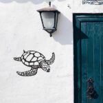CIFbuy Elegant Metal Sea Turtle Ornament - Unique and Stylish Coastal Decor. As a Beach Theme Wall Art for Kitchen, Bathroom, and Living Room, It Creates a Distinctive Aesthetic in Your Home with Its Sea Tur - Image 6