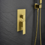 Shower system combo with hand shower, 16 inch shower head and tub spout - Image 7