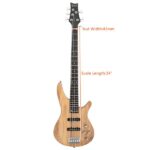 [Do Not Sell on Amazon] GIB Electric 5 String Bass Guitar Full Size Bag Strap Pick Connector Wrench Tool Burlywood - Image 23