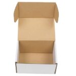 50 Corrugated Paper Boxes 6x4x3" 15.2*10*7.6cm White Outside and Yellow Inside - Image 10