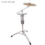 Professional Pedal Control Style Double Tom Drum Stand Silver & Black - Image 15
