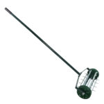 Heavy Duty Rolling Lawn Aerator,Rolling Lawn Aerator, Rotary Push Tine Spike Soil Lawn Aerator Gardening Tool with 3-Piece Long Steel Handle for Garden Yard Grass Maintenance,Not support self-pick up - Image 6